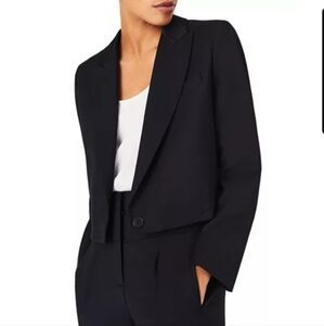 ba&sh Black Coppola Cropped Blazer Size 2 // U.S. Size 8